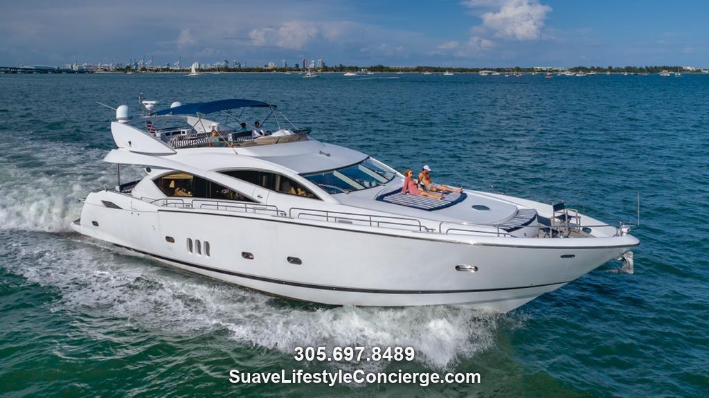 Yacht Charter ~ 90 Foot Sunseeker "Alaina" by Suave Lifestyle Concierge photo 2