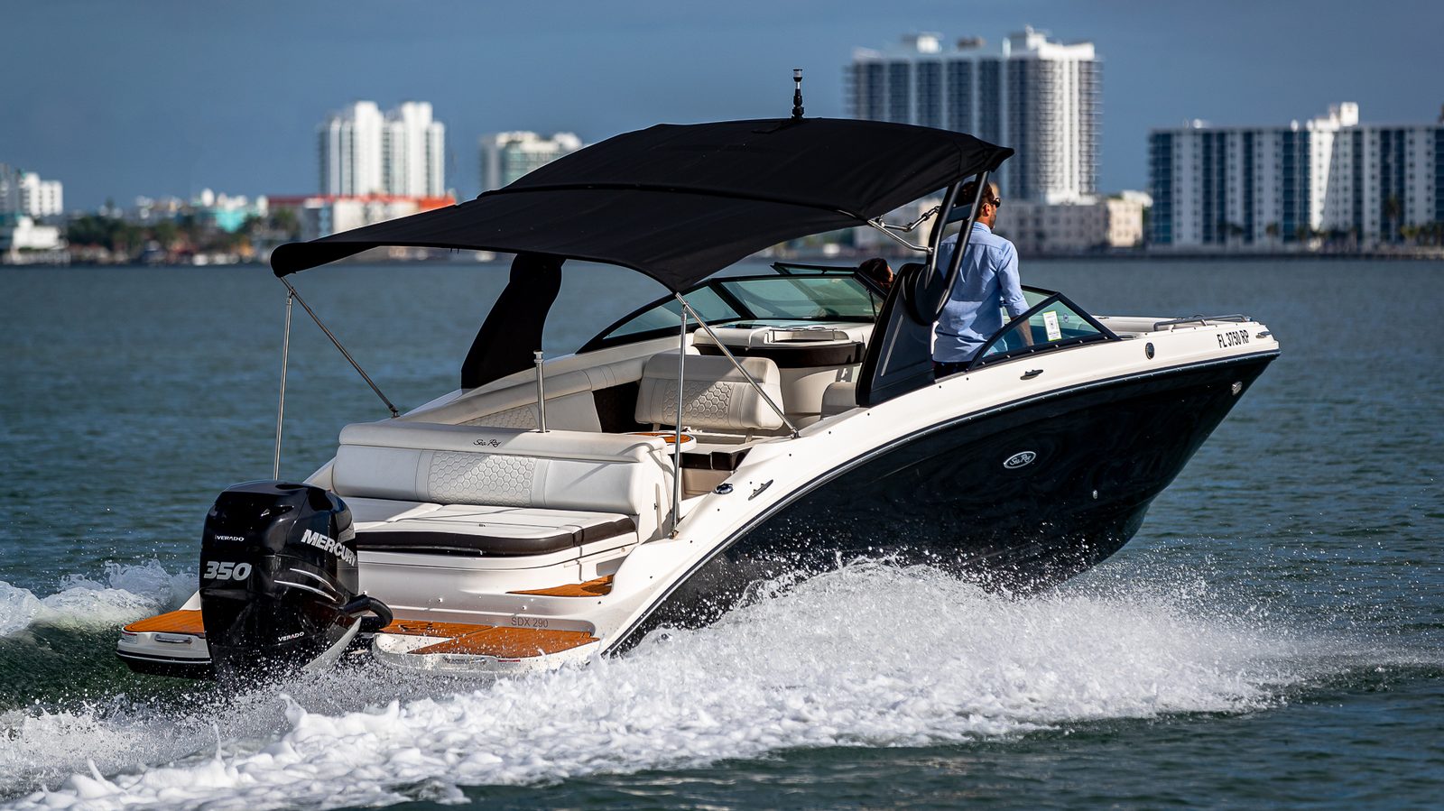 Yacht Charter ~ 29 Foot Sea Ray SDX "Creed" by Suave Lifestyle Concierge photo 3