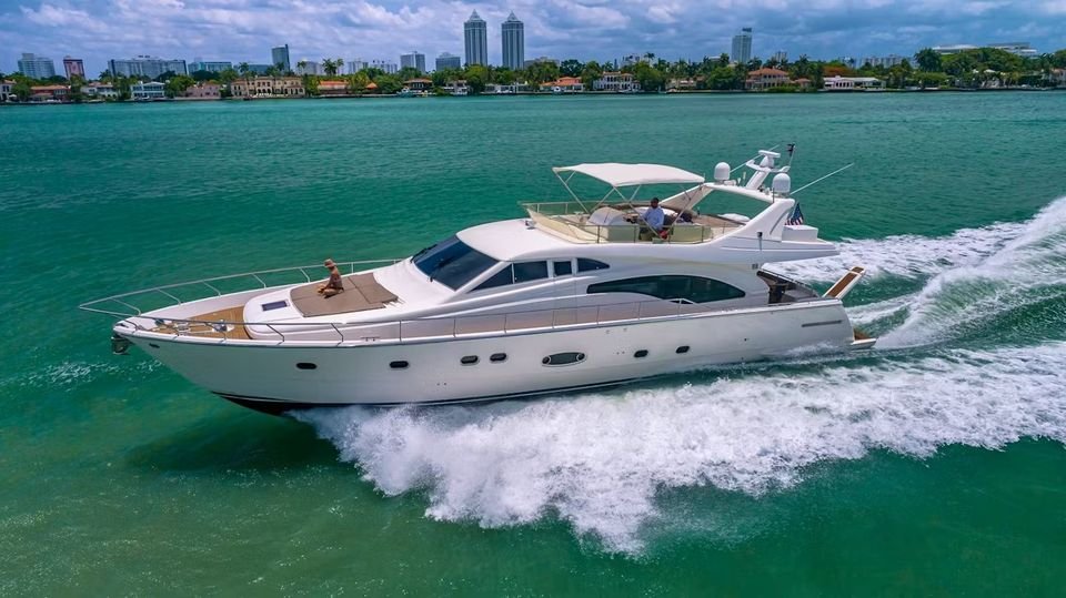 Yacht Charter ~ 75 Foot Feretti "Lumar" by Suave Lifestyle Concierge
