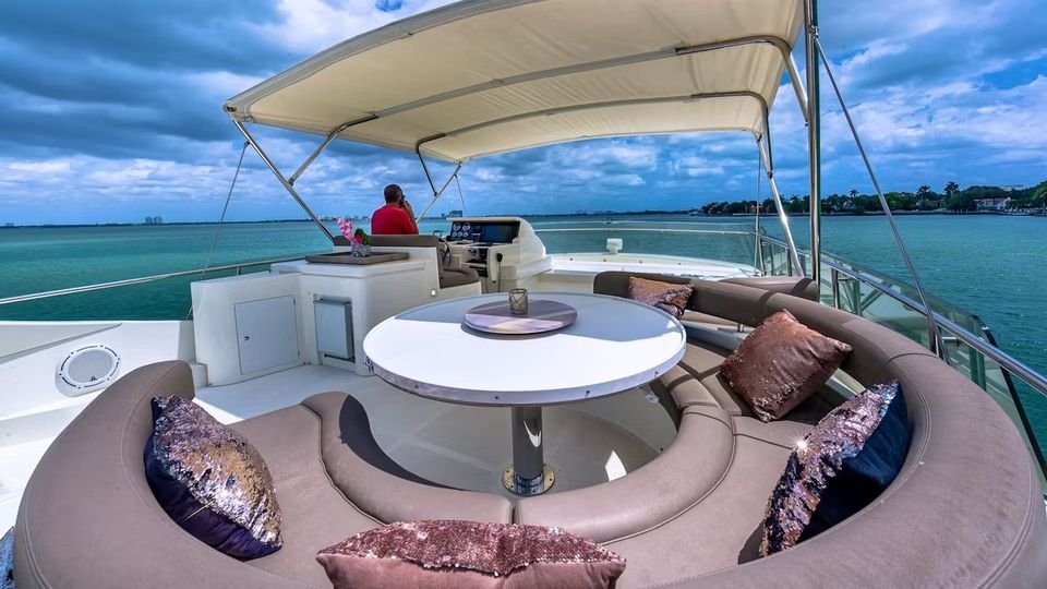 Yacht Charter ~ 75 Foot Feretti "Lumar" by Suave Lifestyle Concierge photo 4