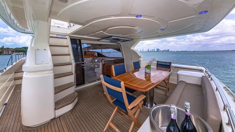 Yacht Charter ~ 75 Foot Feretti "Lumar" by Suave Lifestyle Concierge photo 5