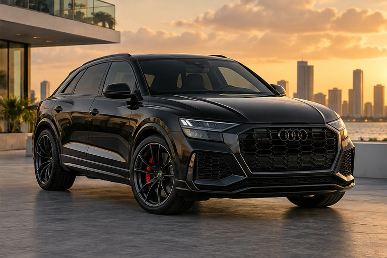 Black Audi RS Q8