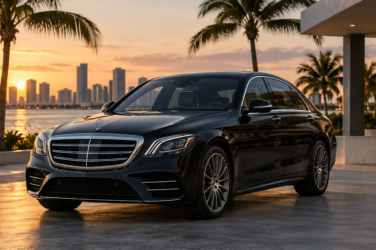 Black Mercedes S-Class