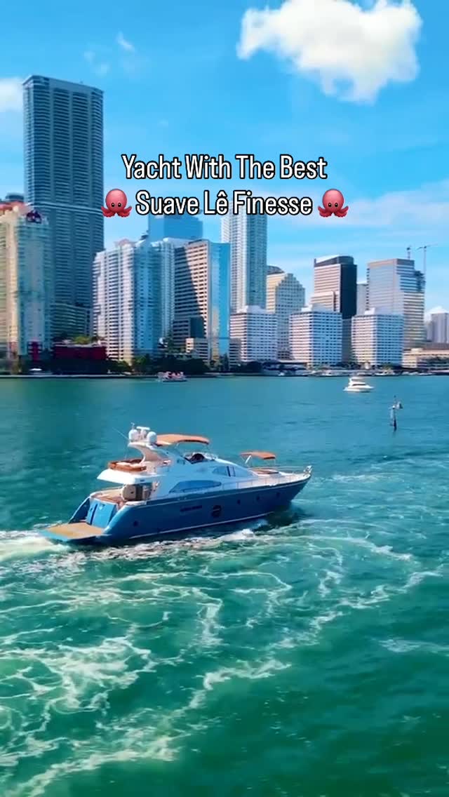 Yacht Charters in Miami by Suave Lifestyle Concierge